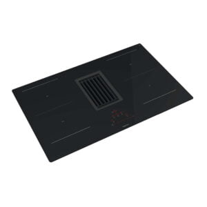 Placa MEPAMSA INDU PRO, 83 cm, Cristal Negro, Con Extractor, Inducción