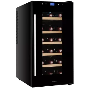 Vinoteca INFINITON WCL-18T, Clase G, Negro, 66x34.5 cm, 18 Botellas